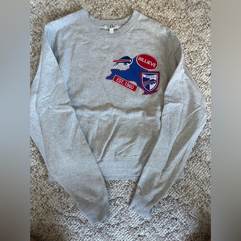 Women's Crewneck Sweater in Gray